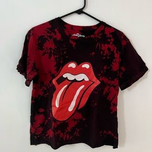 Unisex Tee Rolling Stones Graffic Tie Dye